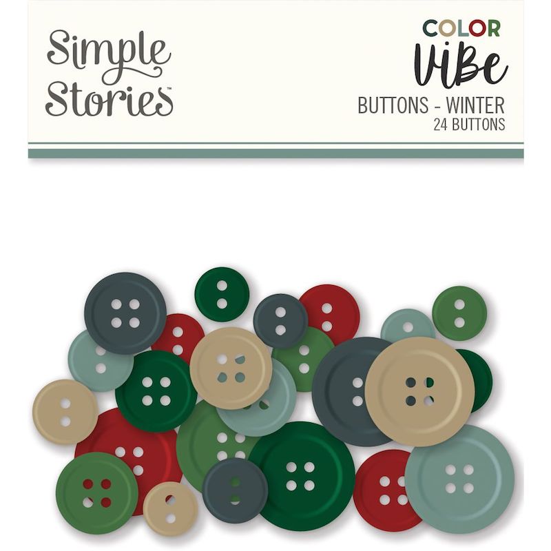 Color Vibe Buttons - Winter
