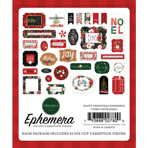 Happy Christmas Collection - Ephemera