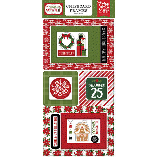 Christmas Magic Collection - Chipboard Frames