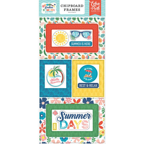 Endless Summer Collection - Chipboard Frames