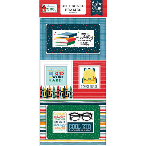 First Day of School Collection - Chipboard Frames