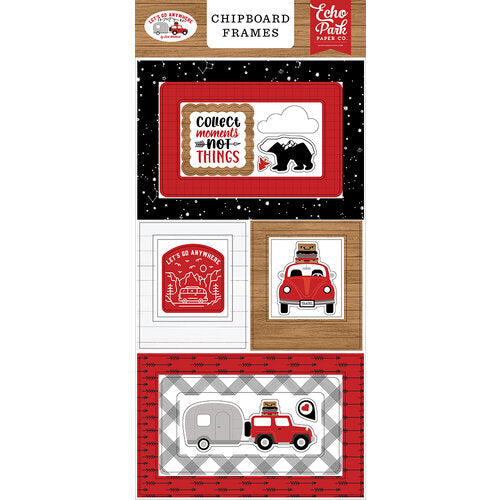 Let's Go Anywhere Collection - Chipboard Frames