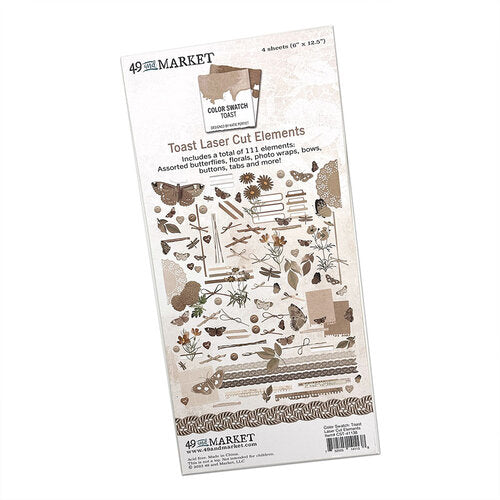 Color Swatch Toast Collection - Laser Cut Elements