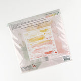 Spectrum Sherbet Collection - 12 x 12 Rub-On Transfers - Strawberry Lemonade