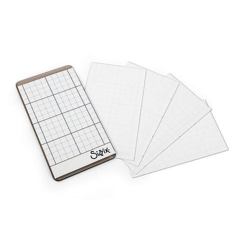 Sizzix - Tim Holtz - Sticky Grid Sheets - 2.5 x 4.5 - 5 Pack