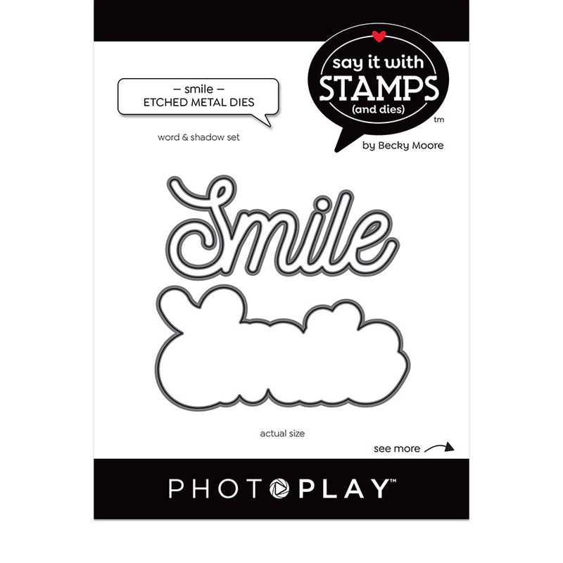 Say It With Stamps Collection - Dies - Smile