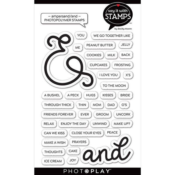 Say It With Stamps Collection - Clear Photopolymer Stamps - Ampersand
