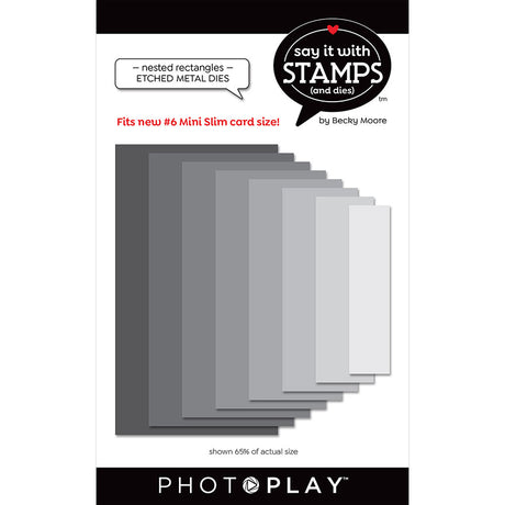 Say It With Stamps Collection - Dies - Nested Rectangles #6