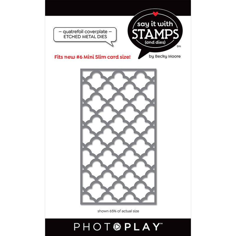 Say It With Stamps Collection - Dies - Quatrefoil Cover Plate #6