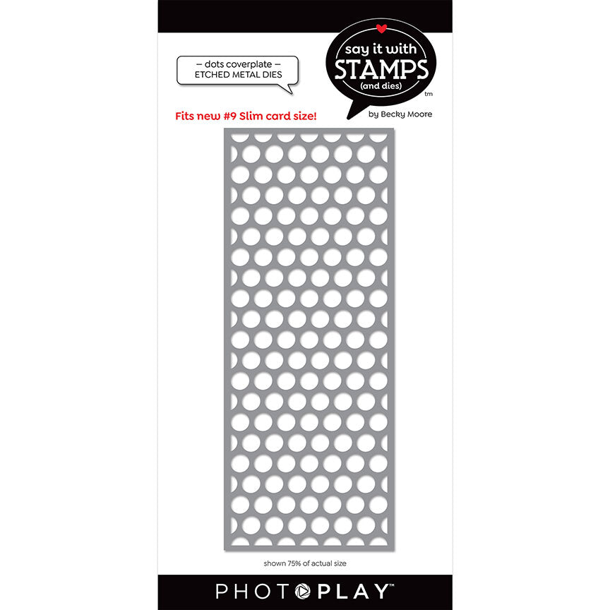 Say It With Stamps Collection - Dies - Dots Cover Plate #9