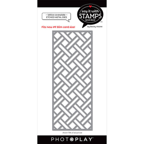 Say It With Stamps Collection - Dies - Lattice Cover Plate