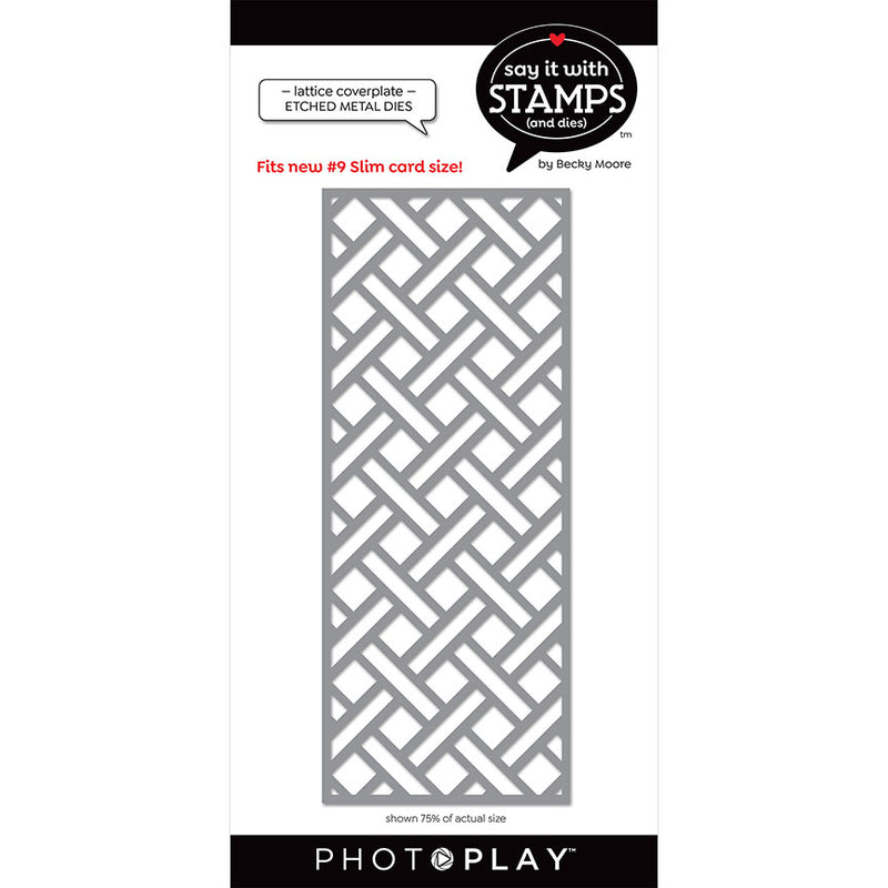 Say It With Stamps Collection - Dies - Lattice Cover Plate
