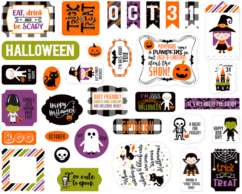 I Love Halloween Frames & Tags