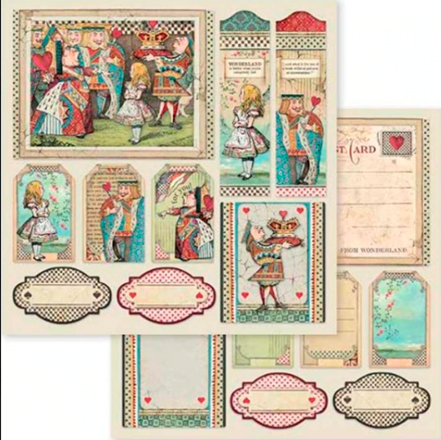 Alice 12x12 Paper Collection by Stamperia