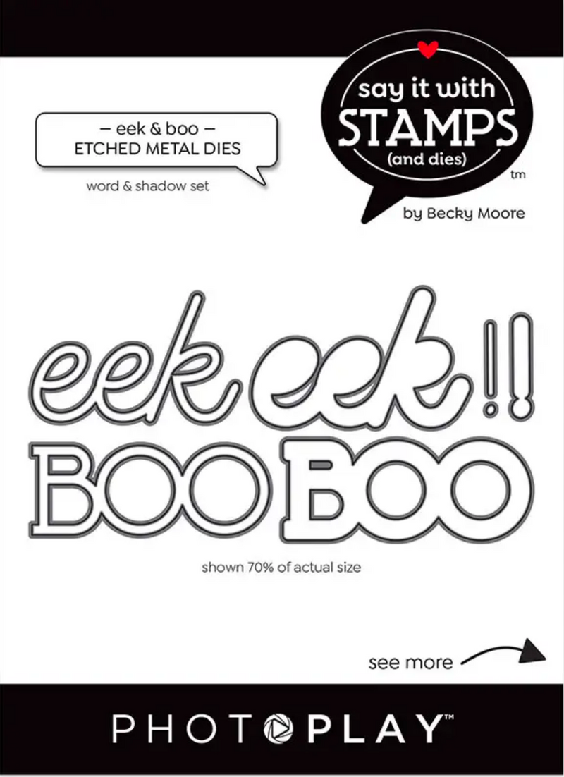 Say It With Stamps Eek Boo Dies
