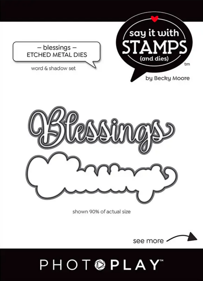 Say It With Stamps Blessings Dies