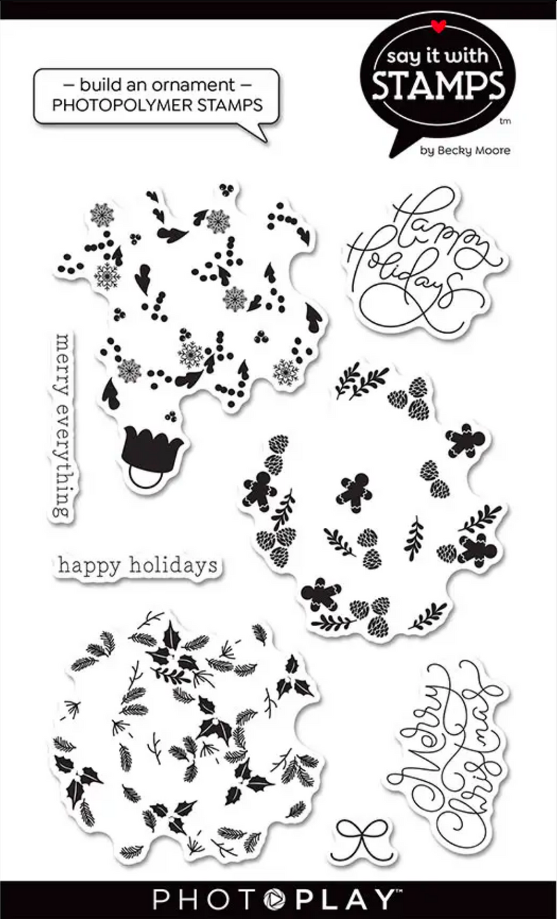 Say It With Stamps Build An Ornament Stamps