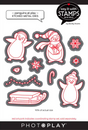 Say It With Stamps Penguins At Play Dies