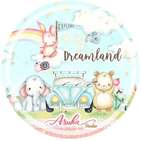 Dreamland Washi Tape - Blue