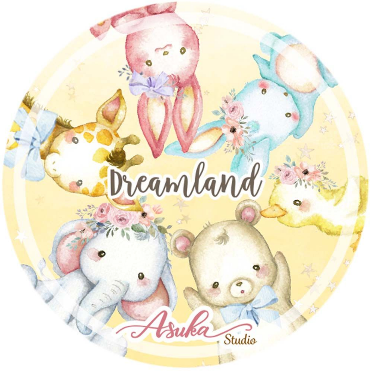 Dreamland Washi Tape - Yellow