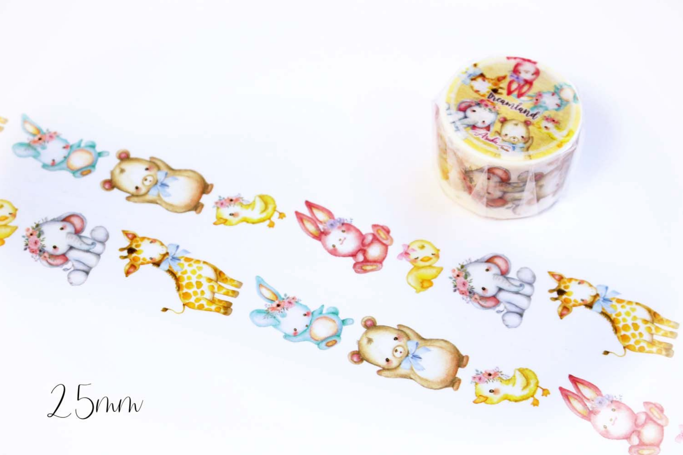 Dreamland Washi Tape - Yellow