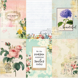 Floral Tapestry 4x6 Journaling Cards 4