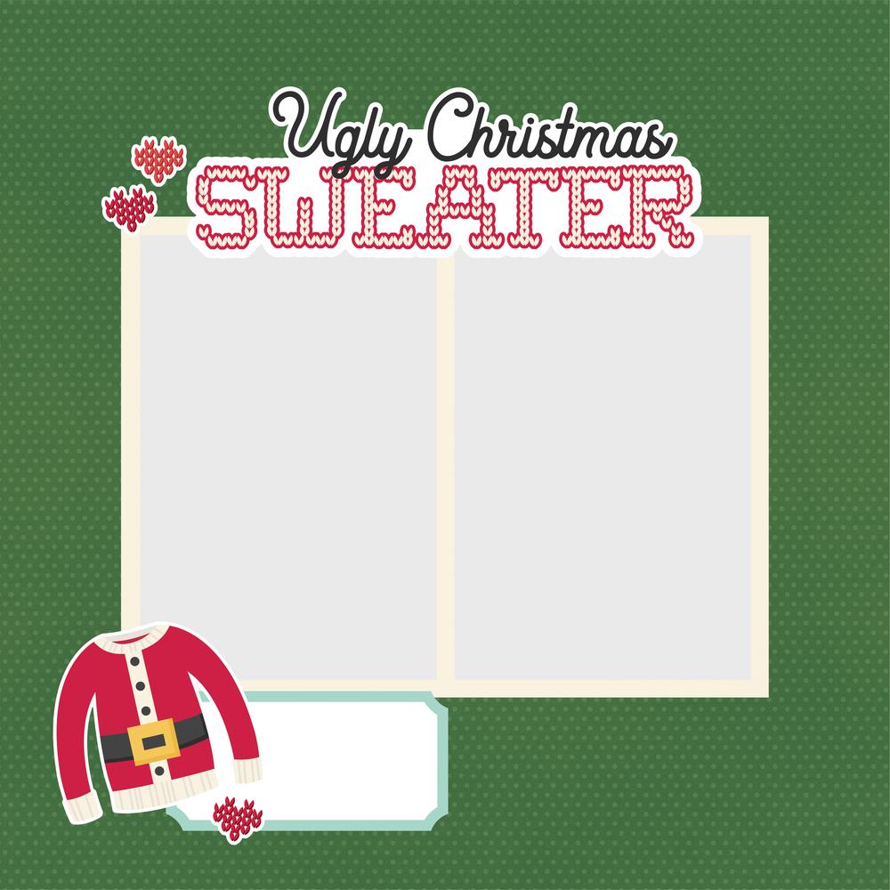 Simple Pages Page Pieces - Ugly Christmas Sweater