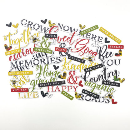 Vintage Artistry Countryside – Chipboard Word Set