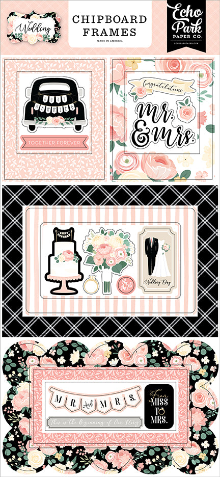 Wedding 6x13 Chipboard Frames