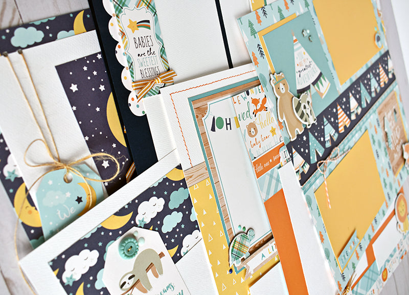 Hello Baby Boy Page Kit - Digital Tutorial