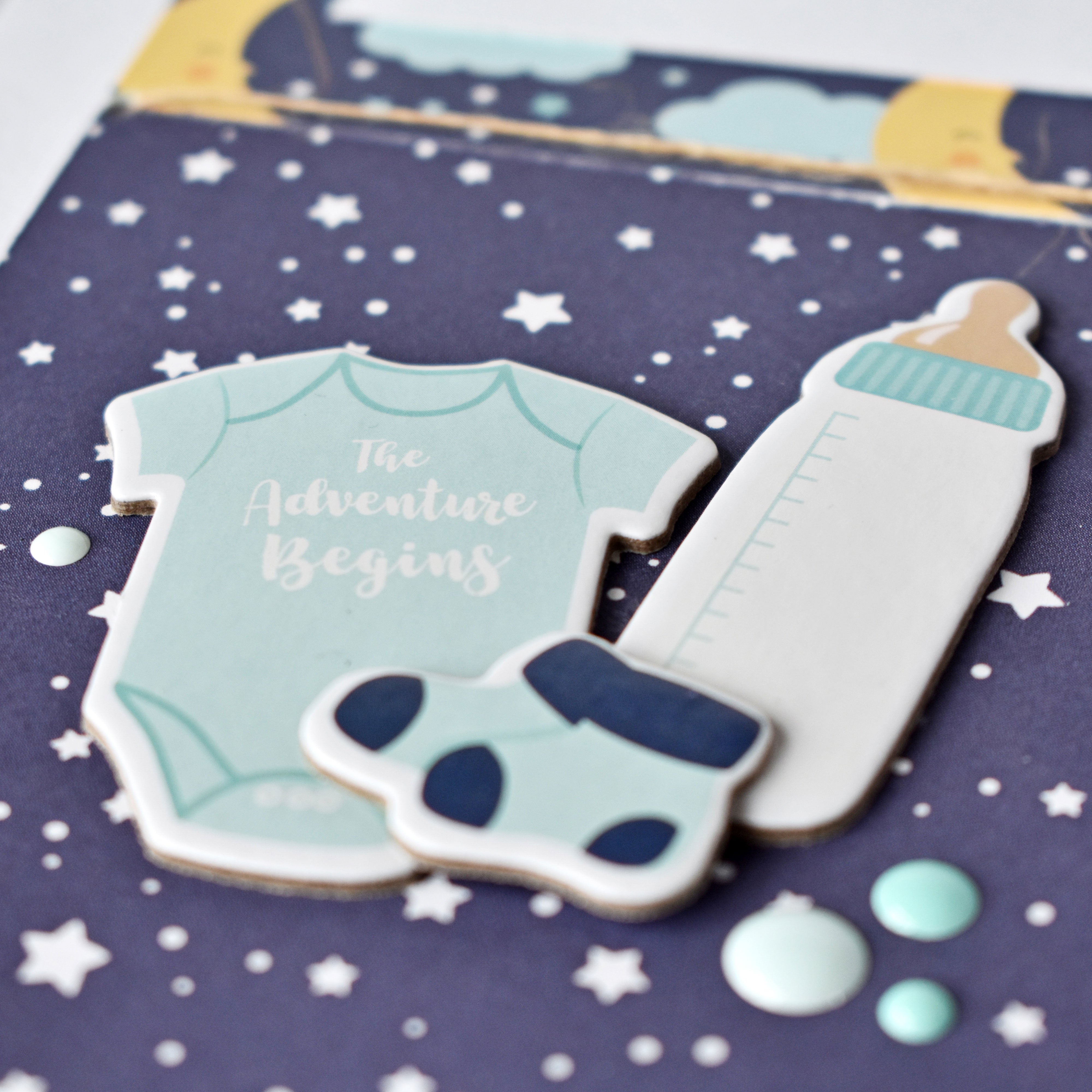 Hello Baby Boy Page Kit - Digital Tutorial