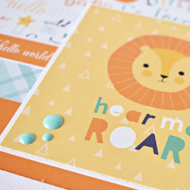 Hello Baby Boy Page Kit - Digital Tutorial