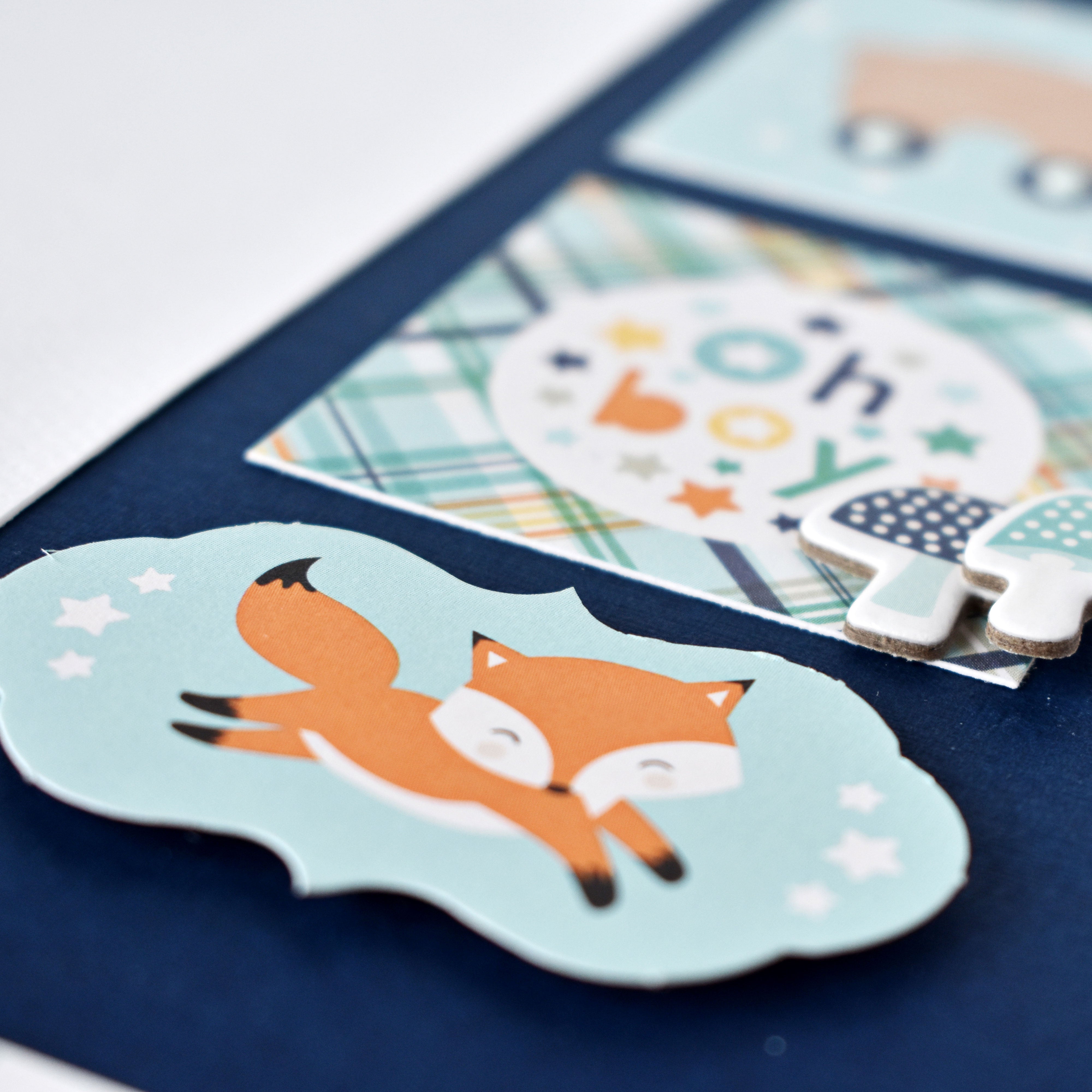 Hello Baby Boy Page Kit - Digital Tutorial