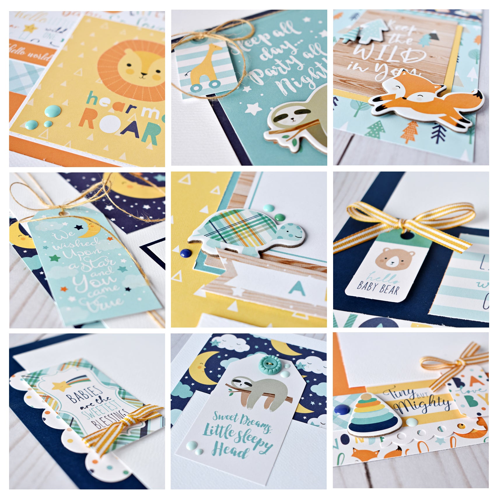 Hello Baby Boy Page Kit - Digital Tutorial