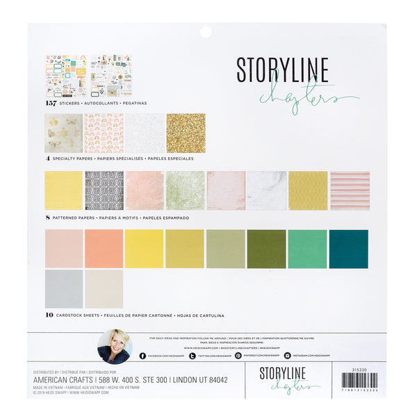 Storyline Chapters Project Pad 12X12 by Heidi Swapp