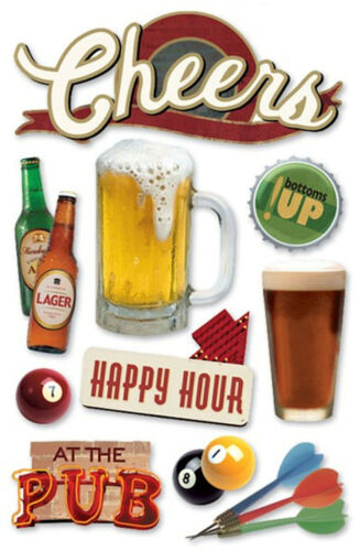 Cheers - Layered 3D Stickers