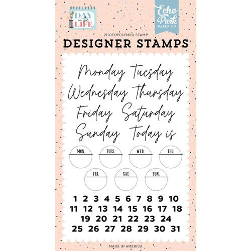 Day In The Life - Days of the Week Stamp Set