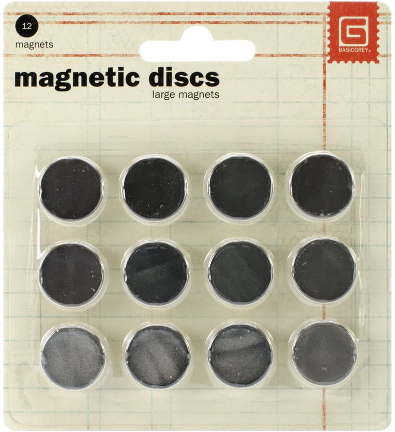 Magnetic Discs Large .625" 12/Pkg