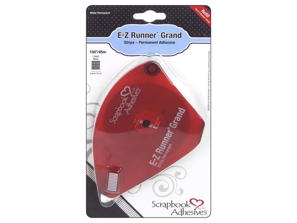 Scrapbook Adhesives E-Z Runner Grand Permanent Strips Refill