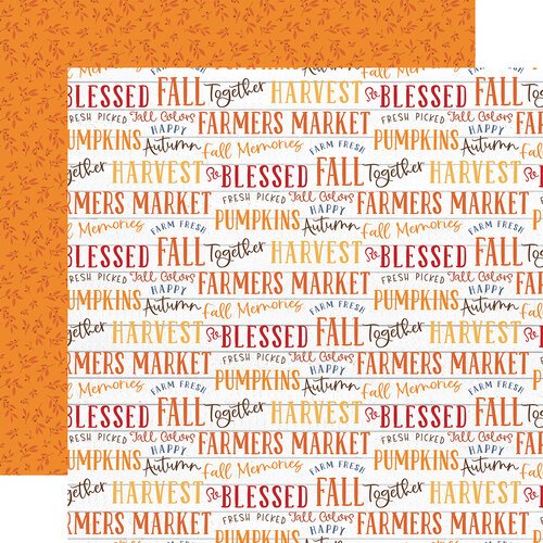 Fall Double-Sided Cardstock - Fall Phrases