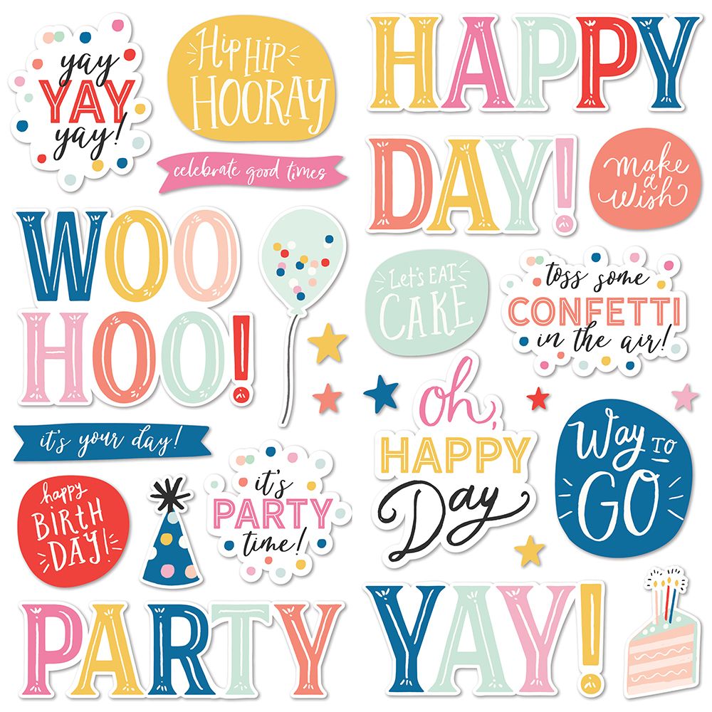 Celebrate! Foam Stickers