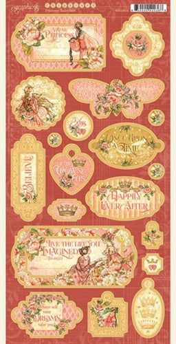 Princess Collection Chipboard