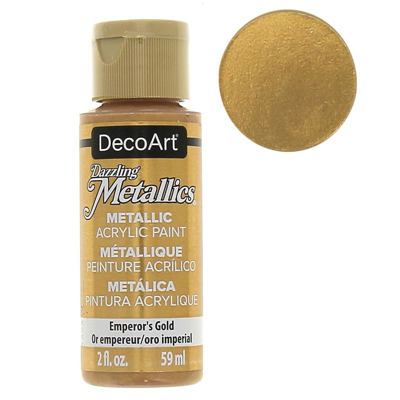 DecoArt Dazzling Metallics Acrylic Paint - Emperors Gold
