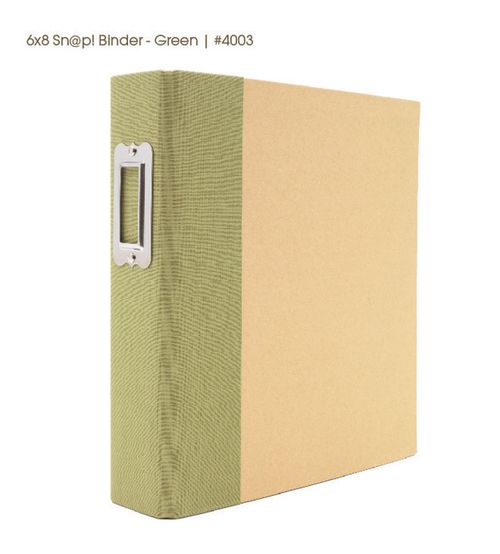 6x8 SN@P! Binder Green by Simple Stories