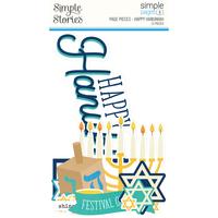 Simple Pages Page Pieces - Happy Hanukkah