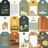 Hearth & Home Double Sided Cardstock 12x12 Paper - Tags