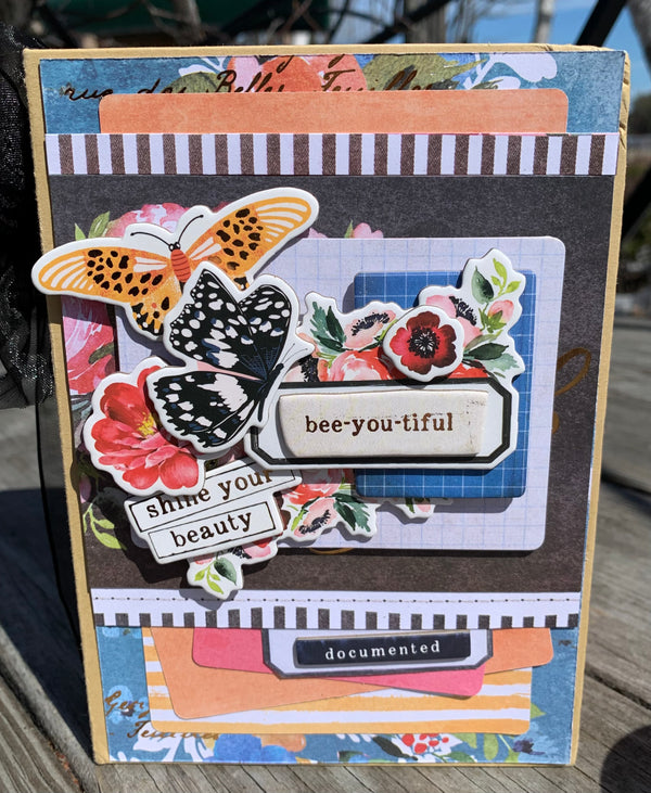 Painted Floral Book Box Button Farm Club Kit