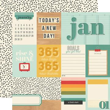 Hello Today Double-Sided Cardstock - January