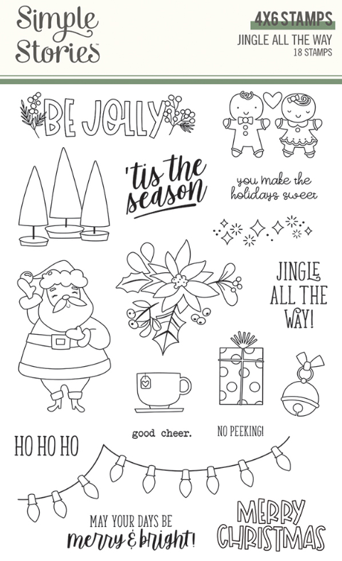 Jingle All the Way Stamps by Simple Stories
