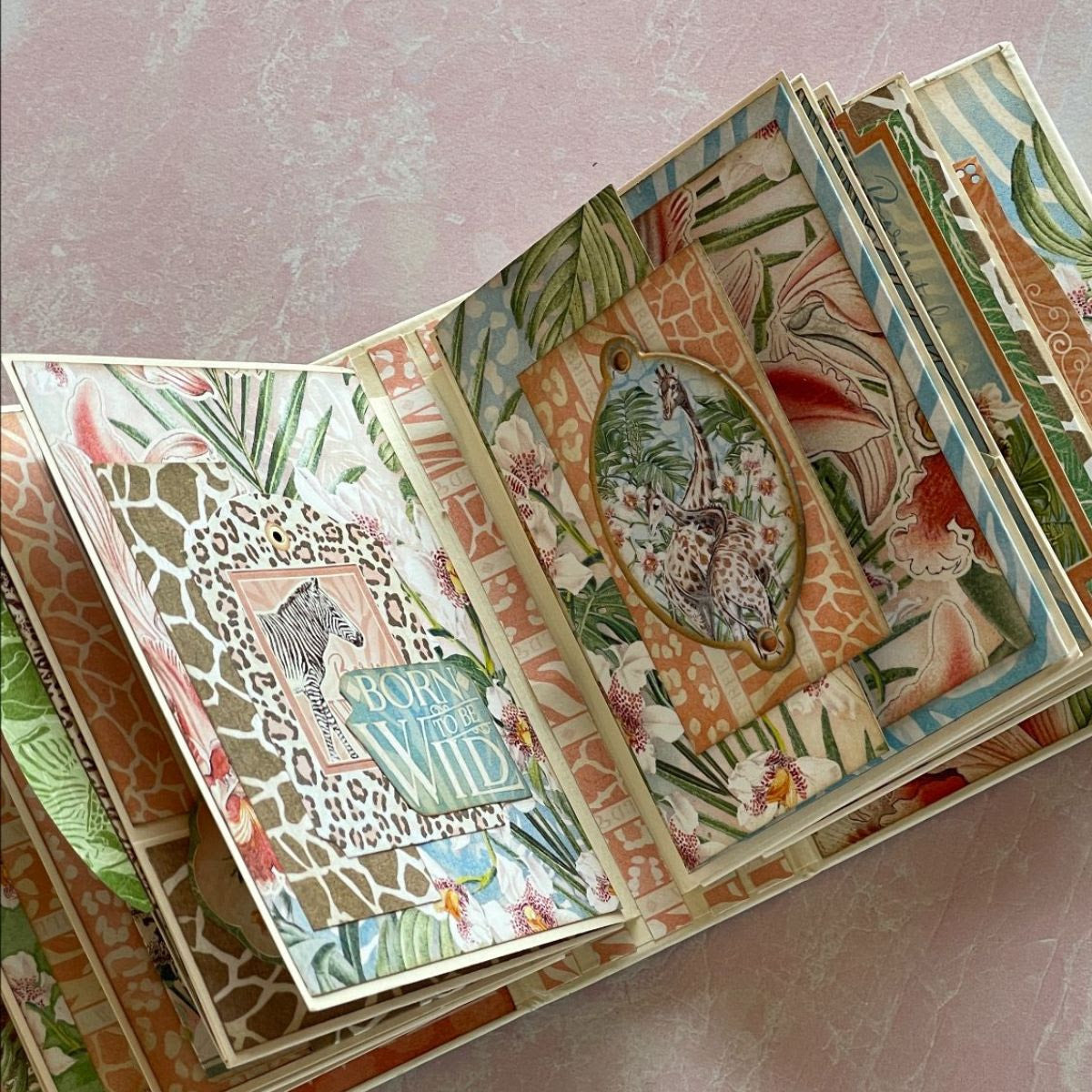 Wild & Free – ATC Tag & Pocket Album - Graphic 45 June Vol 6 2022 Monthly Class Series